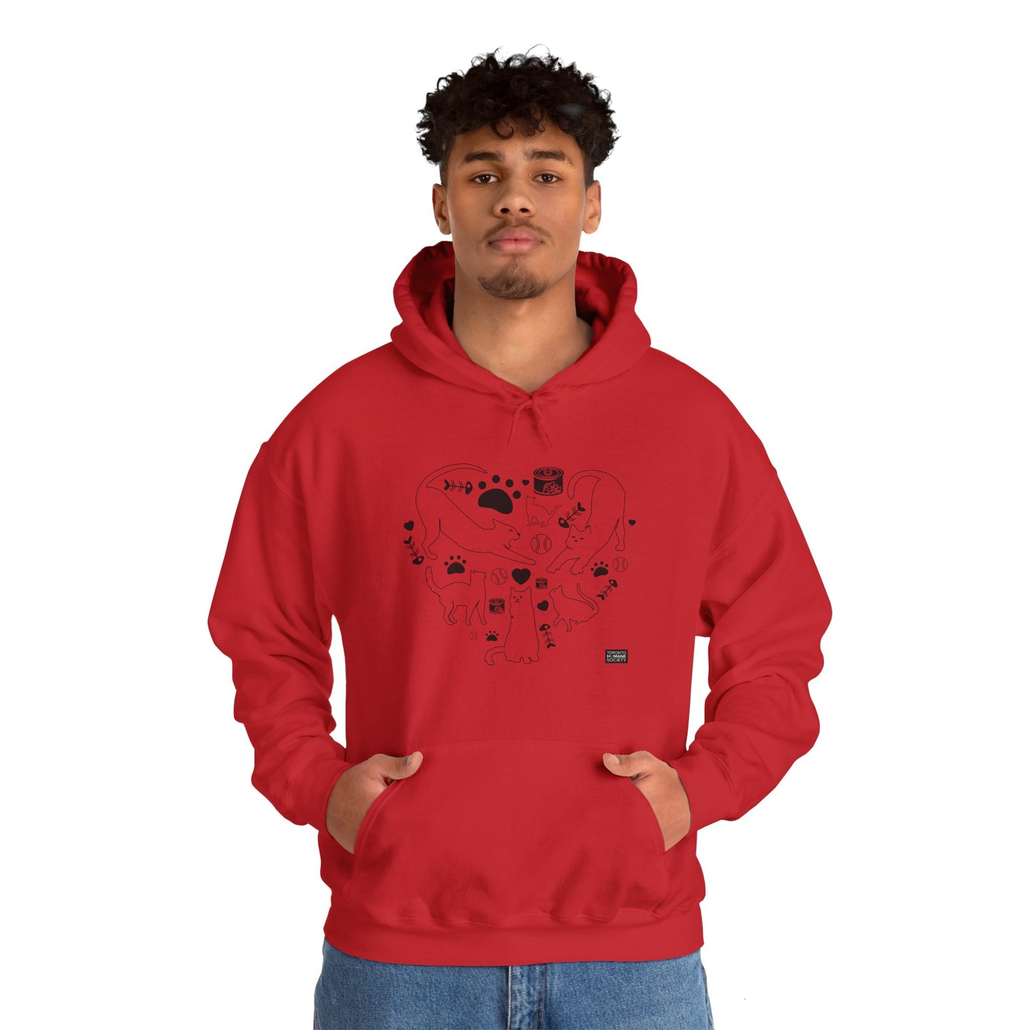 Unisex Hoodie - Cat Heart