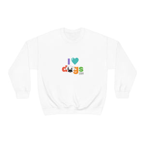 Unisex Heavy Blend™ Crewneck Sweatshirt - I Love Dogs