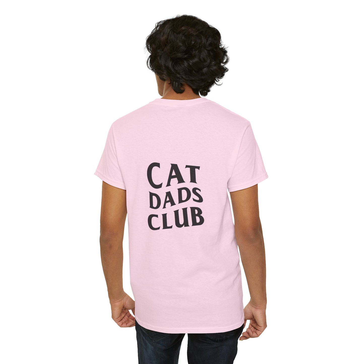 Cat Dads Club, Back Design - Cotton Tee