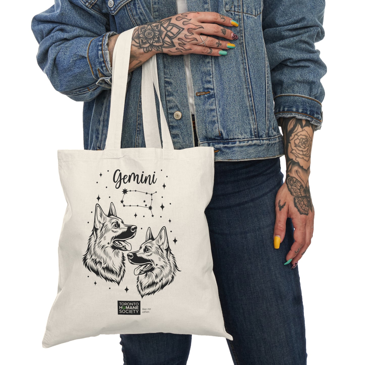 Gemini, Dog Zodiac - Tote Bags