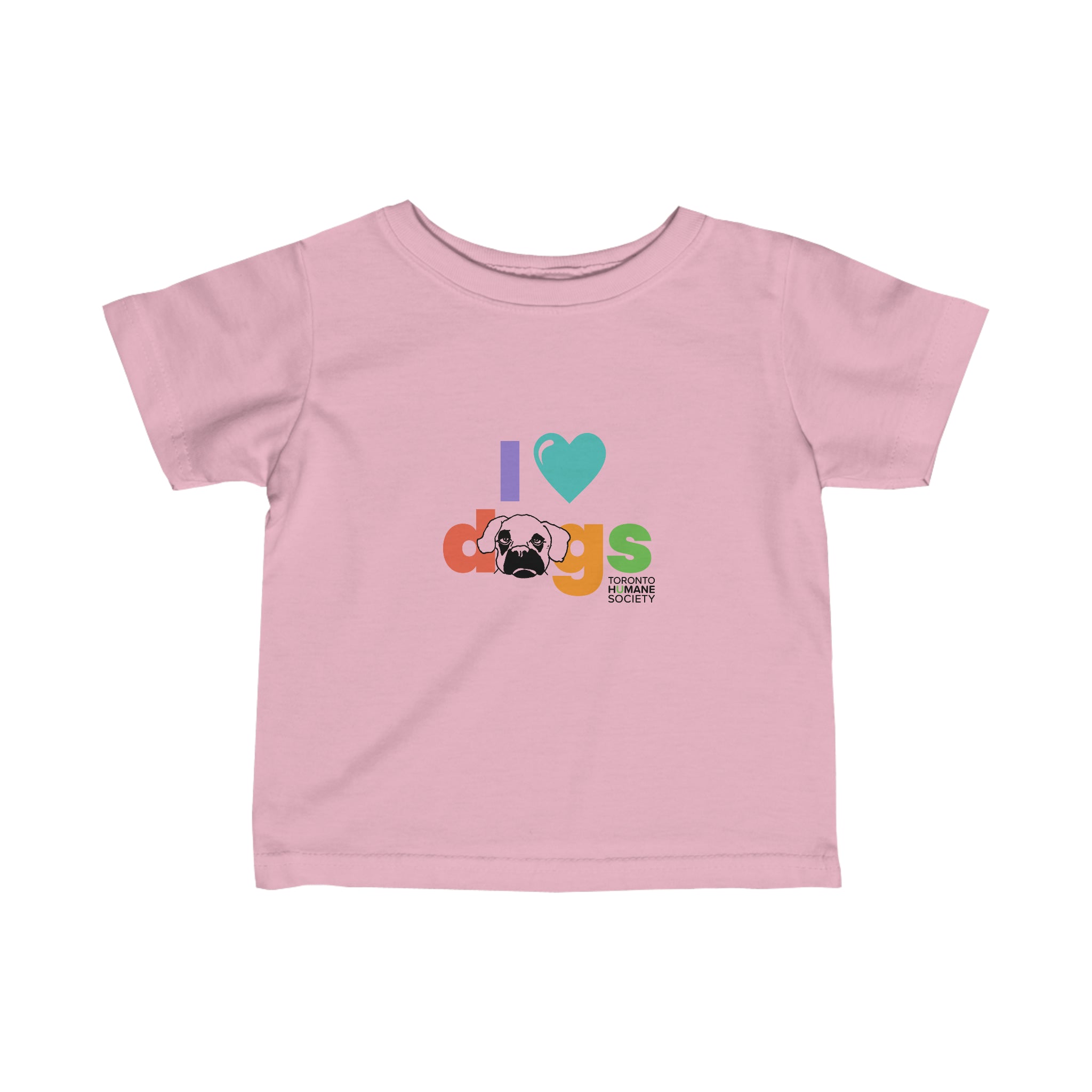 Infant Fine Jersey Tee - I Love Dogs