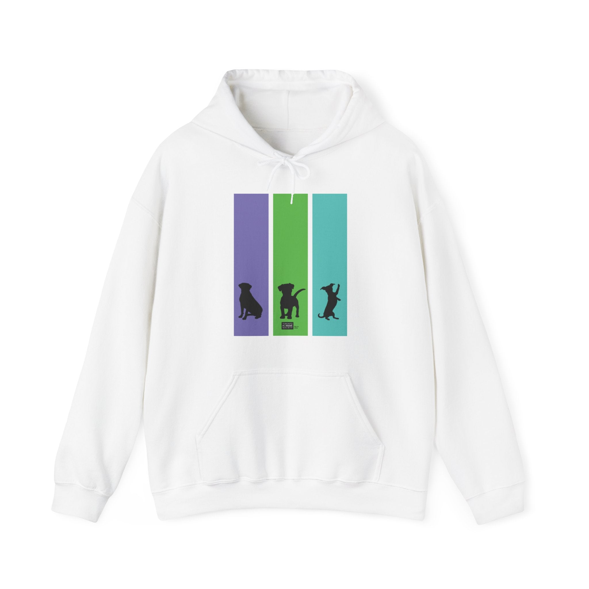 Unisex Heavy Blend Hoodie - Dog Silhouettes