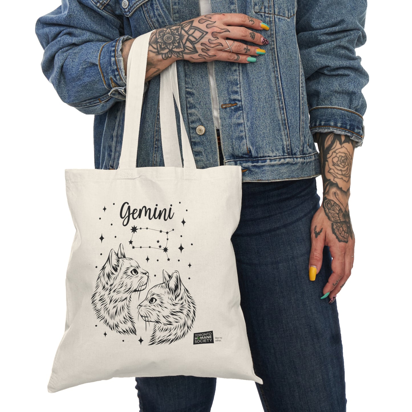 Gemini, Cat Zodiac - Tote Bags