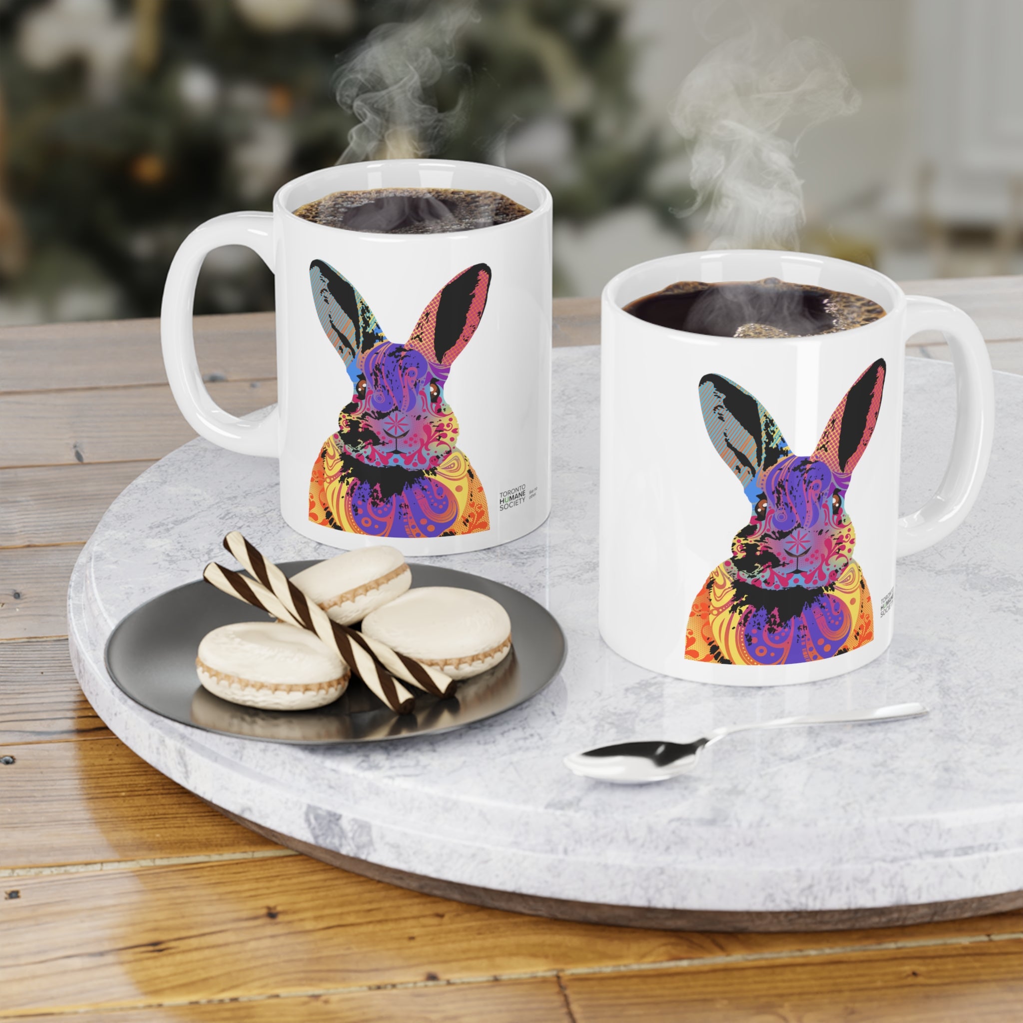 Ceramic Mug - Rabbit Abstract