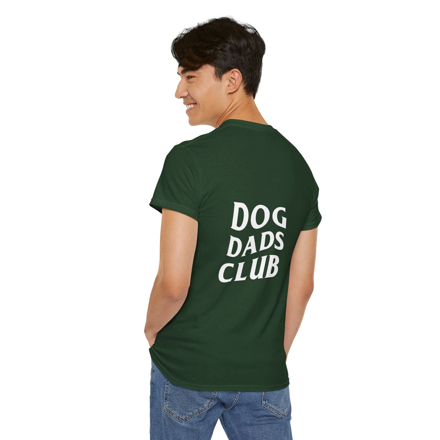 Dog Dads Club, Back Design - Cotton Tee