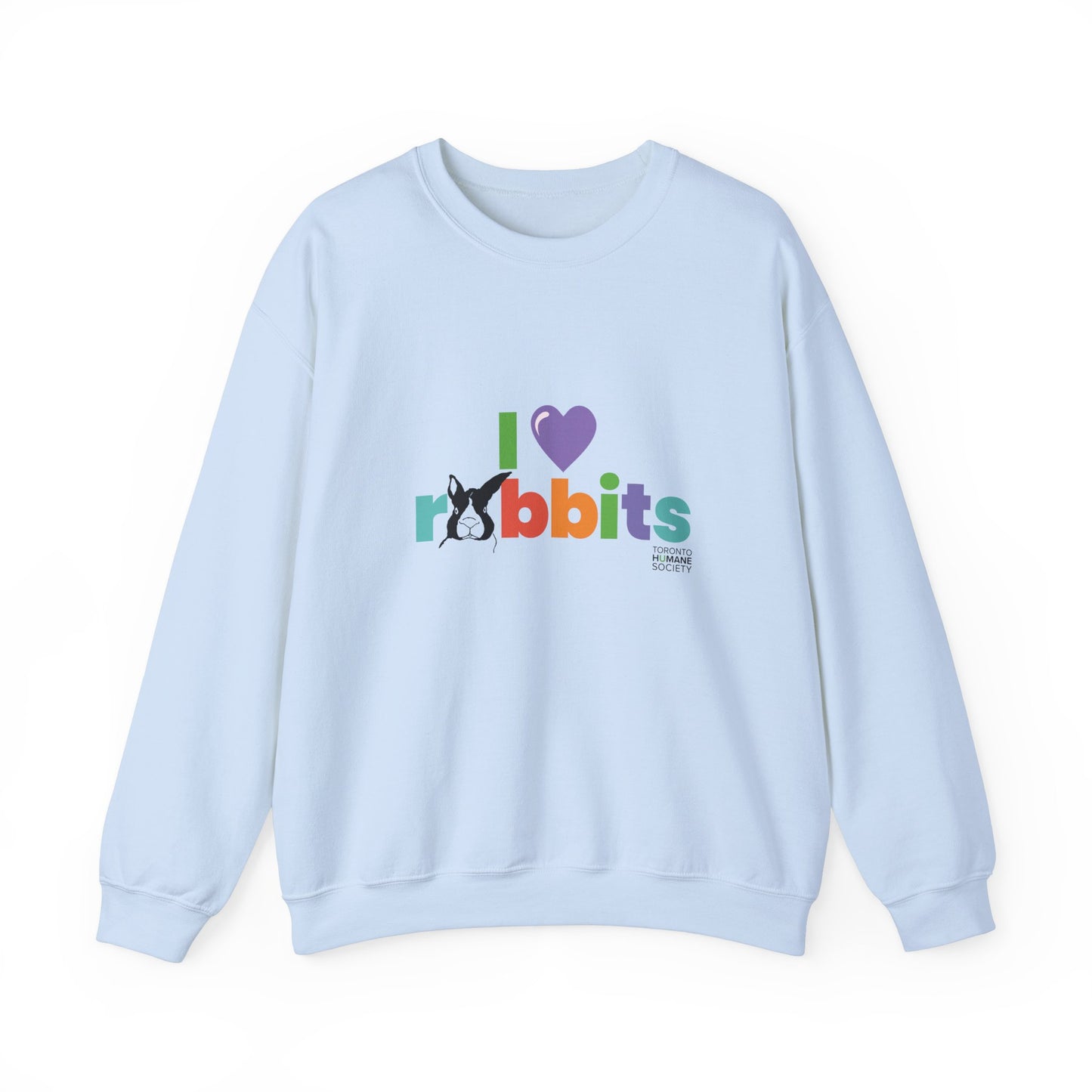 Unisex Crewneck Sweatshirt - I Love Rabbits