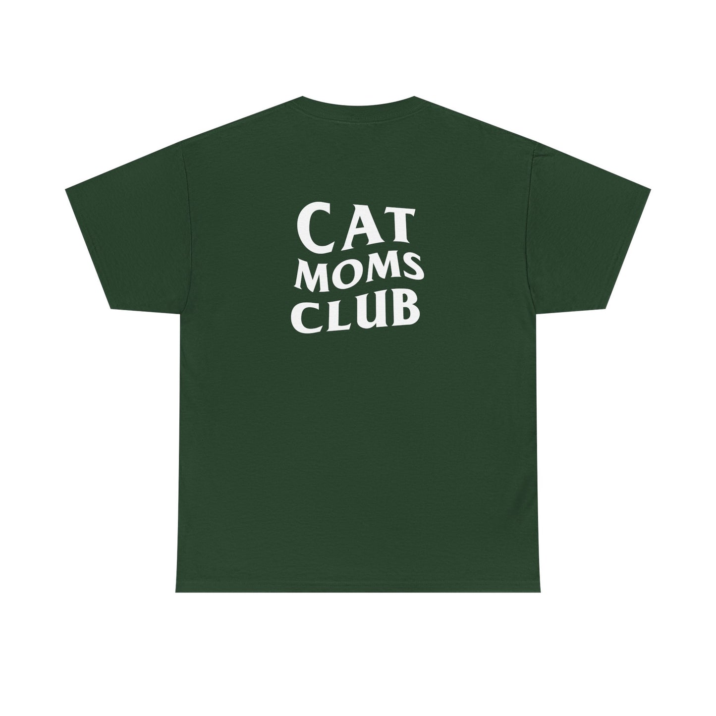 Cat Moms Club, Back Design - Cotton Tee