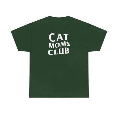 Cat Moms Club, Back Design - Cotton Tee