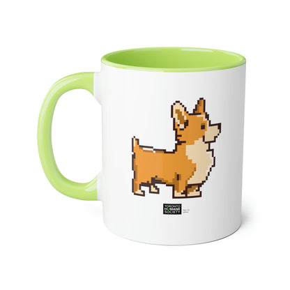 Accent Mug - Pixelated Dog