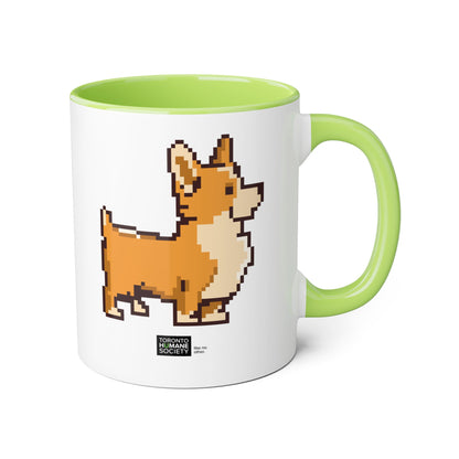 Accent Mug - Pixelated Dog
