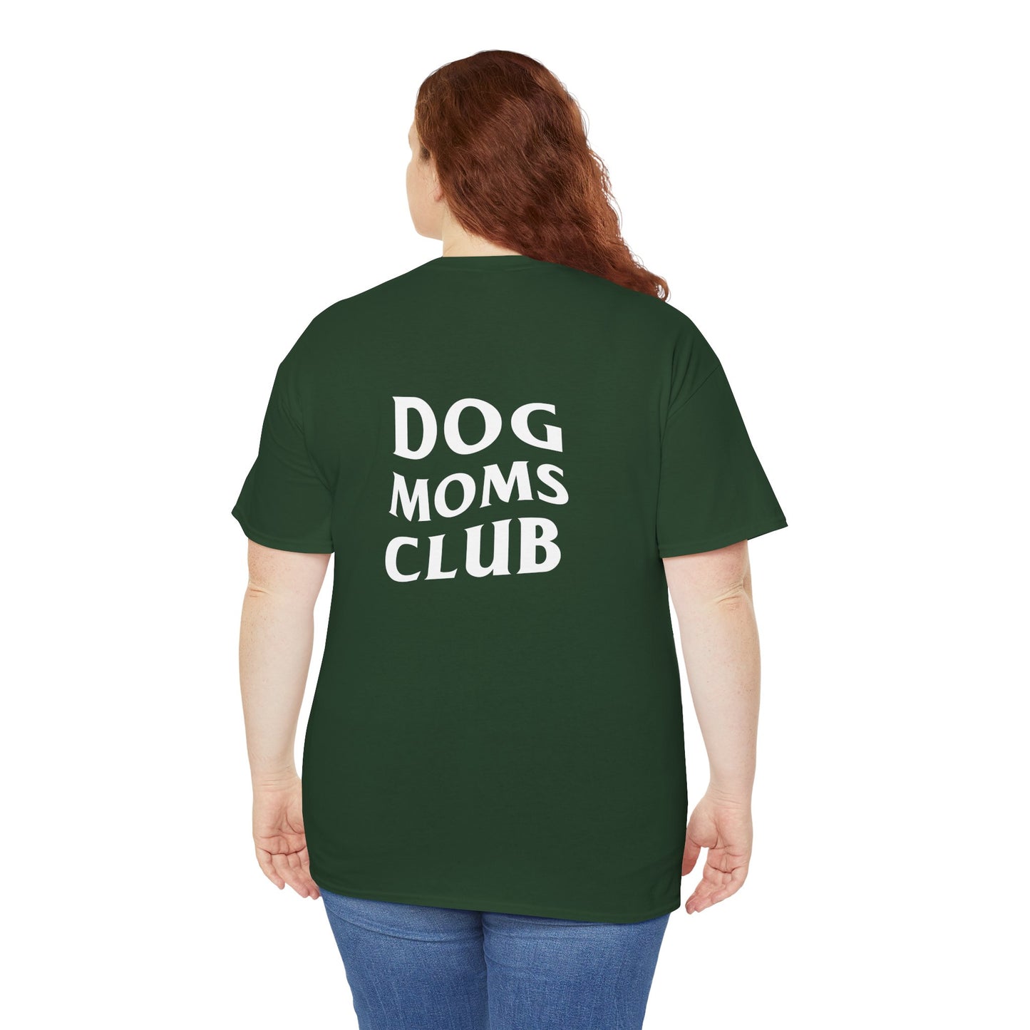 Dog Moms Club, Back Design - Cotton Tee
