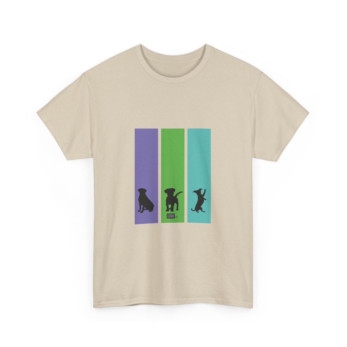 Unisex Cotton Tee - Dog Silhouettes