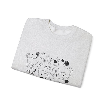 Unisex Crewneck Sweatshirt - Dog Heart