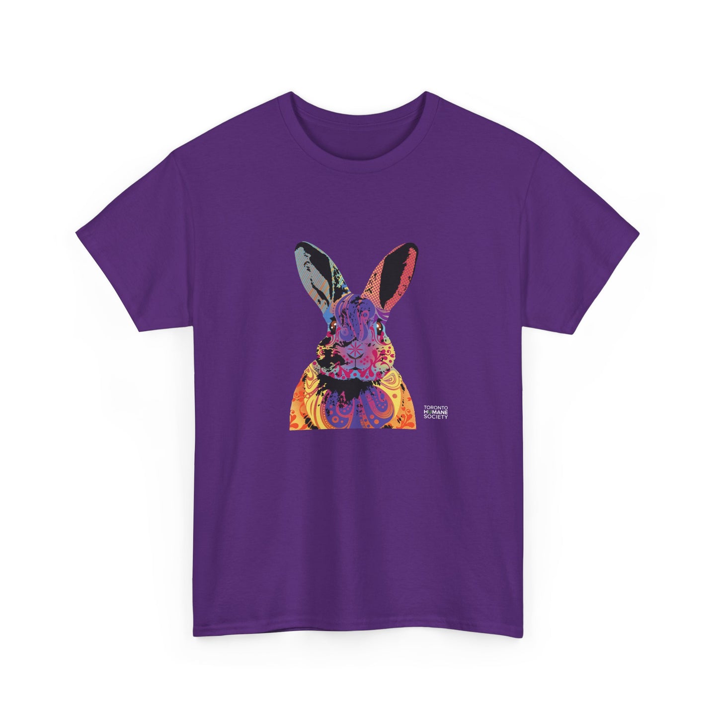 Unisex Cotton Tee - Abstract Rabbit