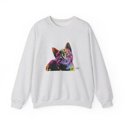 Unisex Sweatshirt - Cat Abstract