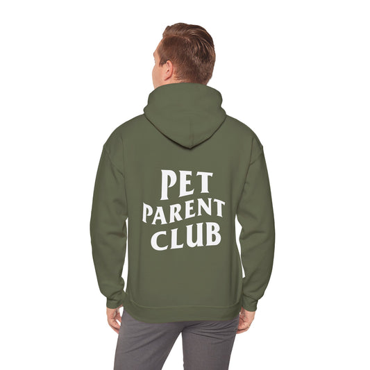 Pet Parent Club, Back Design- Hoodie