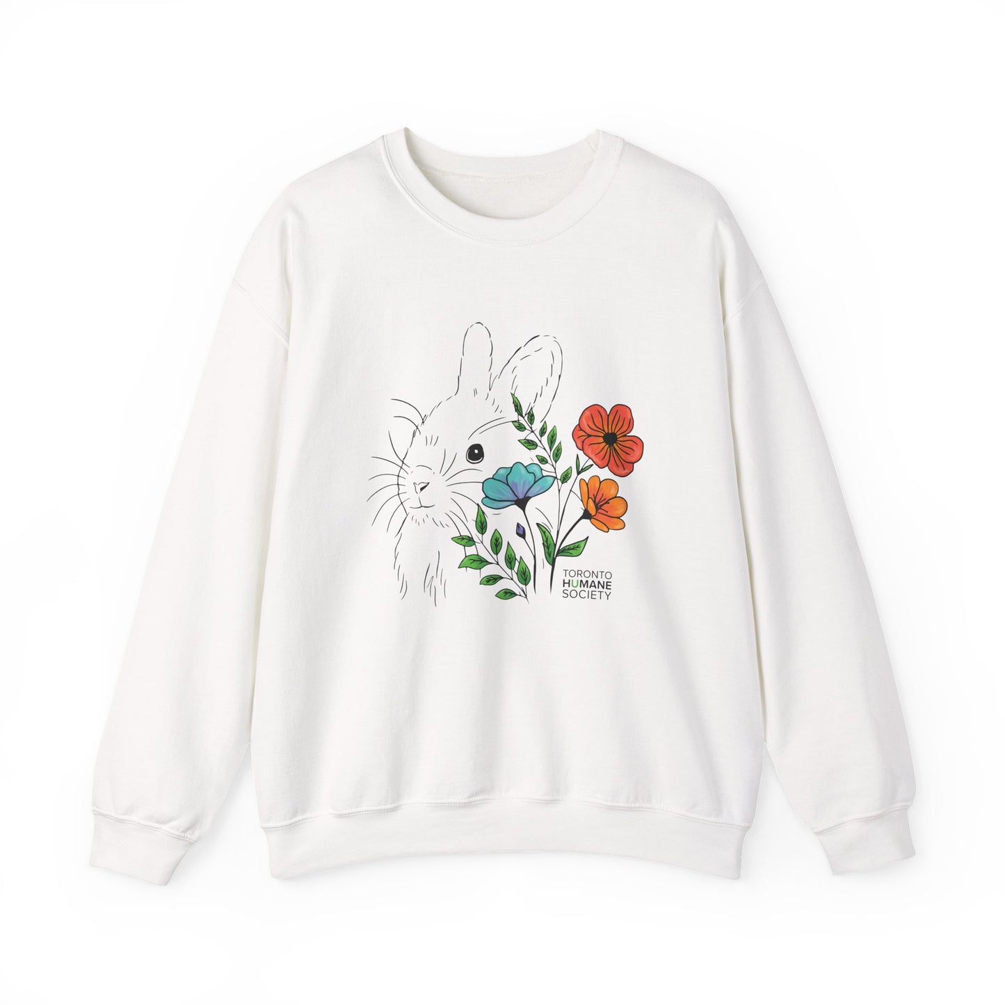 Sweatshirt - Floral Rabbit