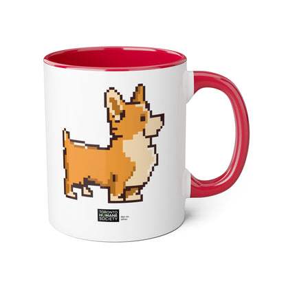 Accent Mug - Pixelated Dog