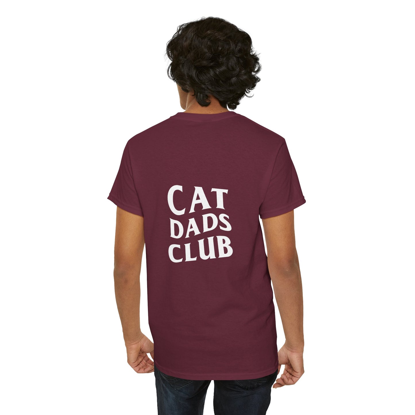 Cat Dads Club, Back Design - Cotton Tee
