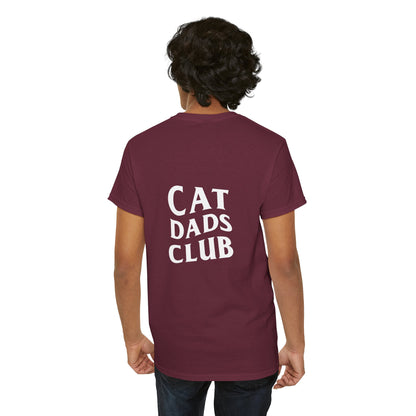 Cat Dads Club, Back Design - Cotton Tee