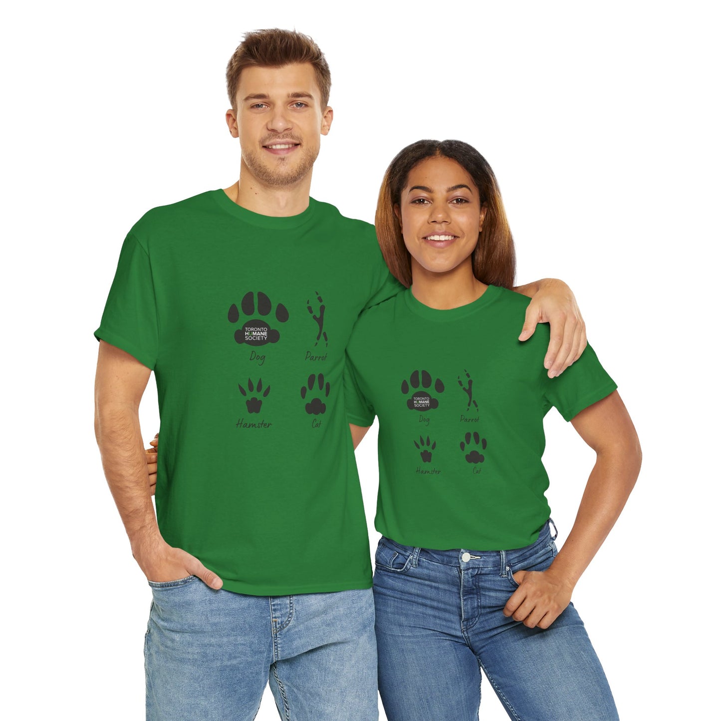 Unisex Cotton Tee - Footprints