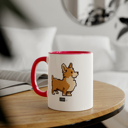 Accent Mug - Pixelated Dog