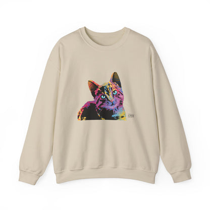 Unisex Sweatshirt - Cat Abstract