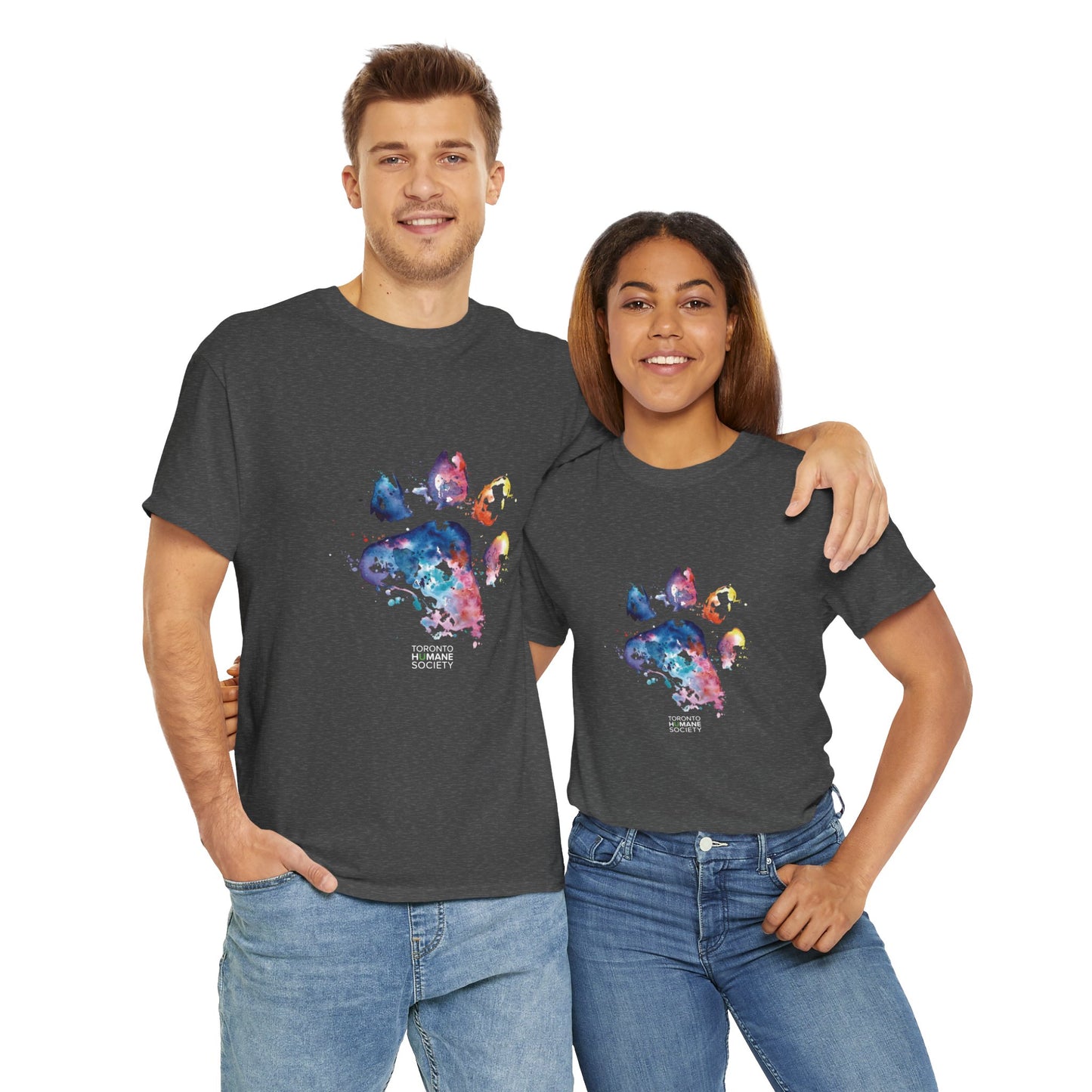 Unisex Cotton Tee - Paw Print