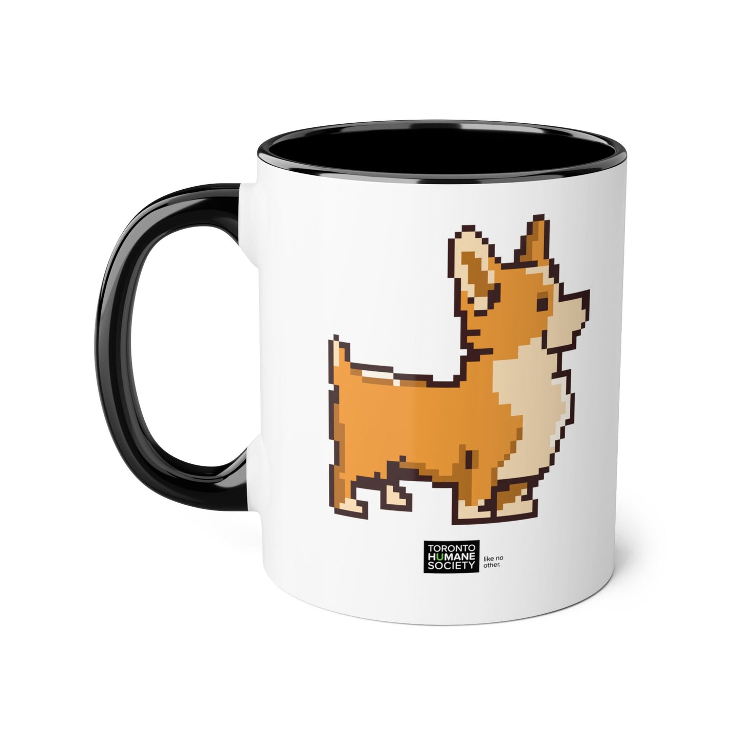 Accent Mug - Pixelated Dog