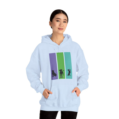 Unisex Hoodie - Dog Silhouettes