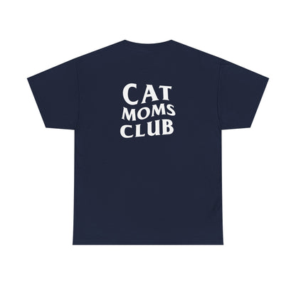 Cat Moms Club, Back Design - Cotton Tee
