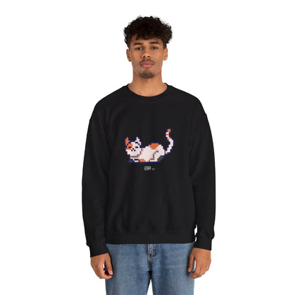 Unisex Crewneck Sweatshirt - Pixelated Cat