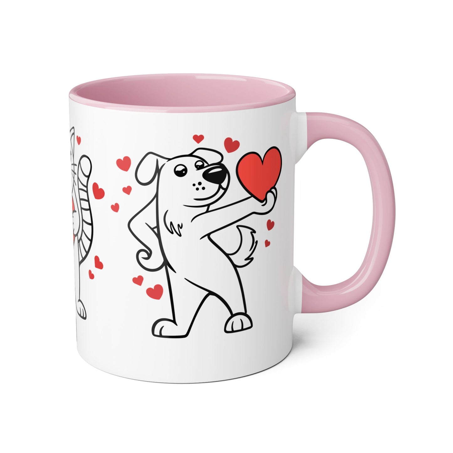 Accent Mugs- Hearts All Pets