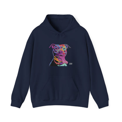 Unisex Hooded Sweatshirt - Abstract Dog