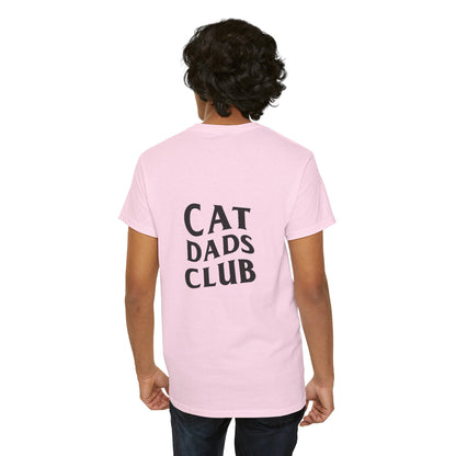 Cat Dads Club, Back Design - Cotton Tee