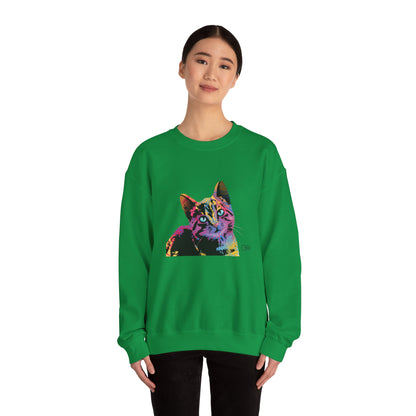 Unisex Sweatshirt - Cat Abstract