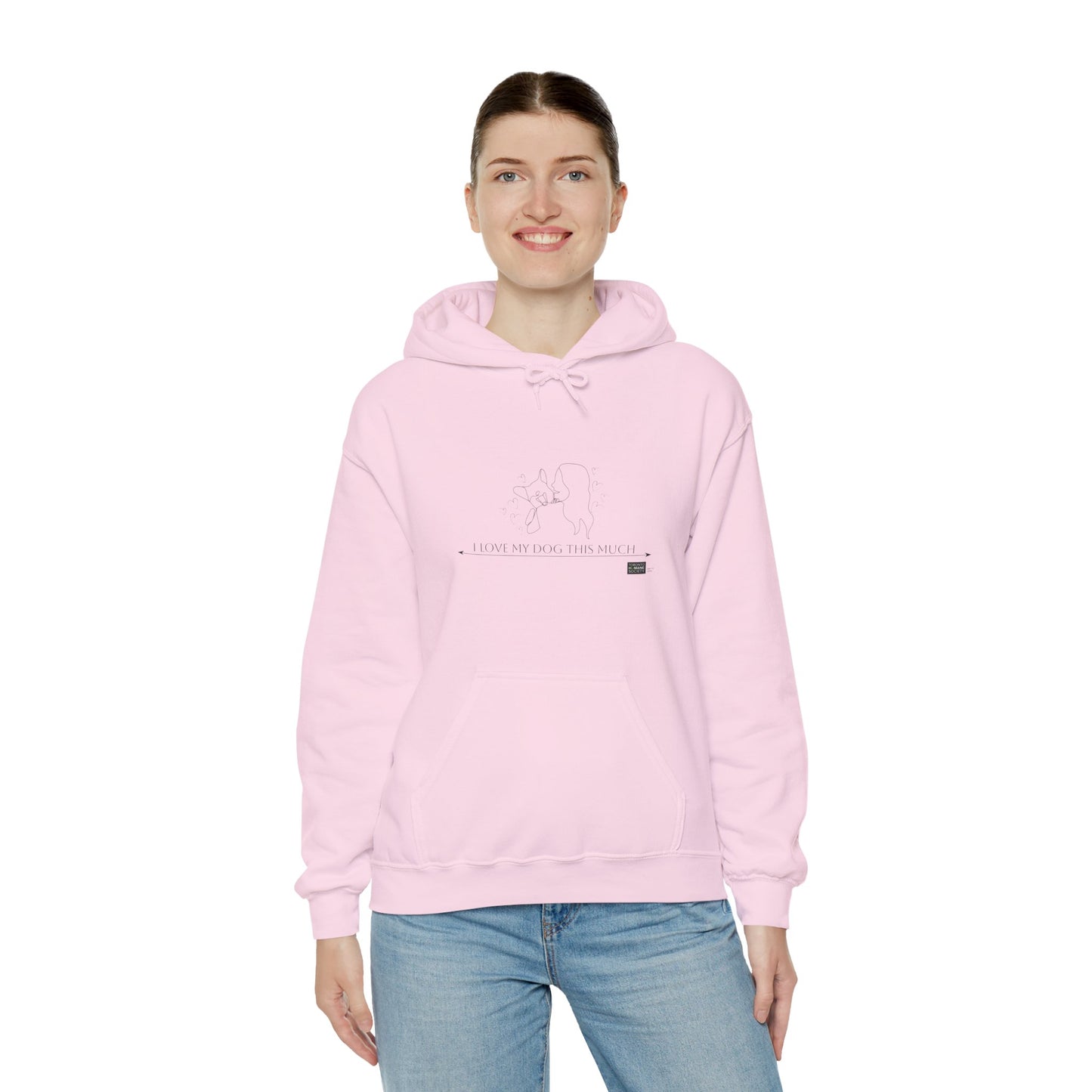 Unisex Hooded Sweatshirt - I Love My Dog This Much