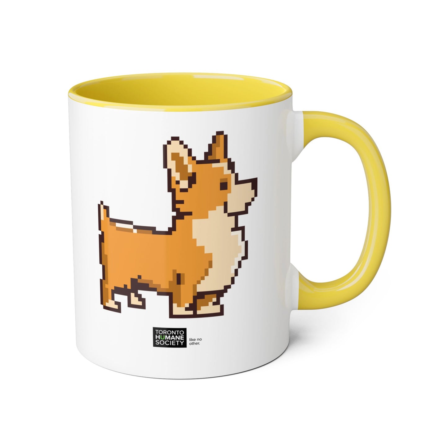 Accent Mug - Pixelated Dog