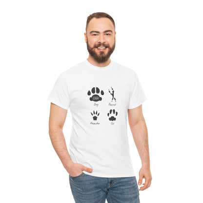 Unisex Cotton Tee - Footprints