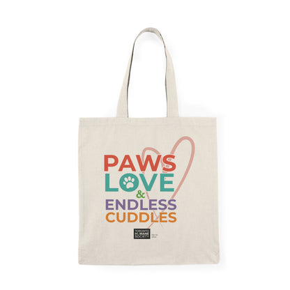 Natural Tote Bag - Endless Cuddles