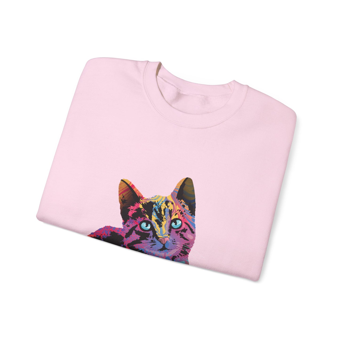 Unisex Sweatshirt - Cat Abstract