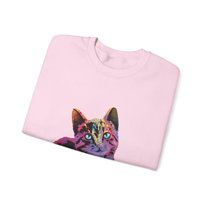 Unisex Sweatshirt - Cat Abstract