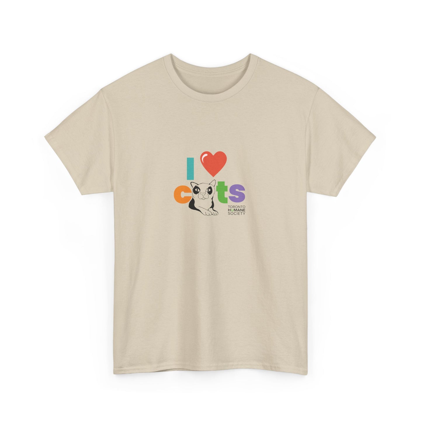 Unisex Cotton Tee - I Love Cats