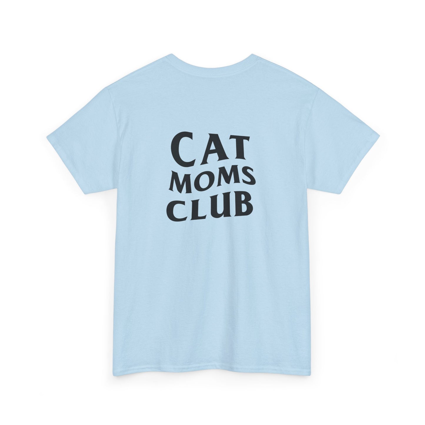 Cat Moms Club, Back Design - Cotton Tee