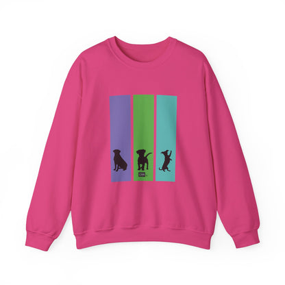 Unisex Sweatshirt - Dog Silhouettes