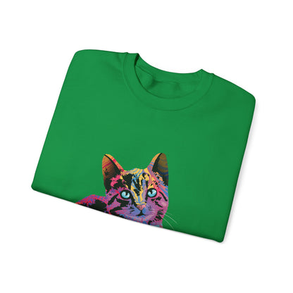 Unisex Sweatshirt - Cat Abstract