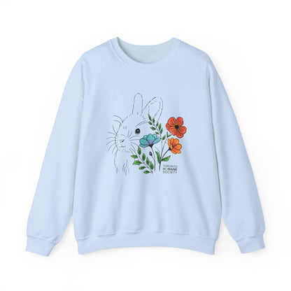 Sweatshirt - Floral Rabbit