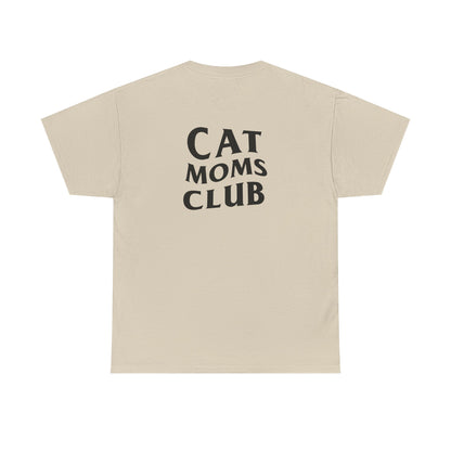 Cat Moms Club, Back Design - Cotton Tee