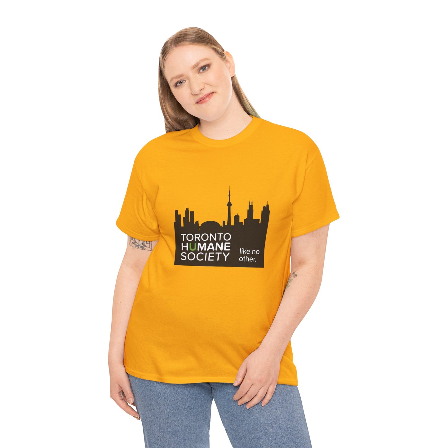 Unisex Cotton Tee - Toronto Skyline