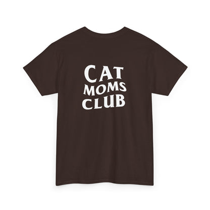 Cat Moms Club, Back Design - Cotton Tee